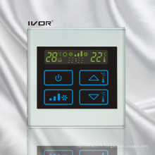 Interrupteur tactile à thermostat d&#39;air dans un cadre en plastique (SK-AC2300B)